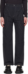 Uncertain Factor Navy Atomic Pulse Trousers