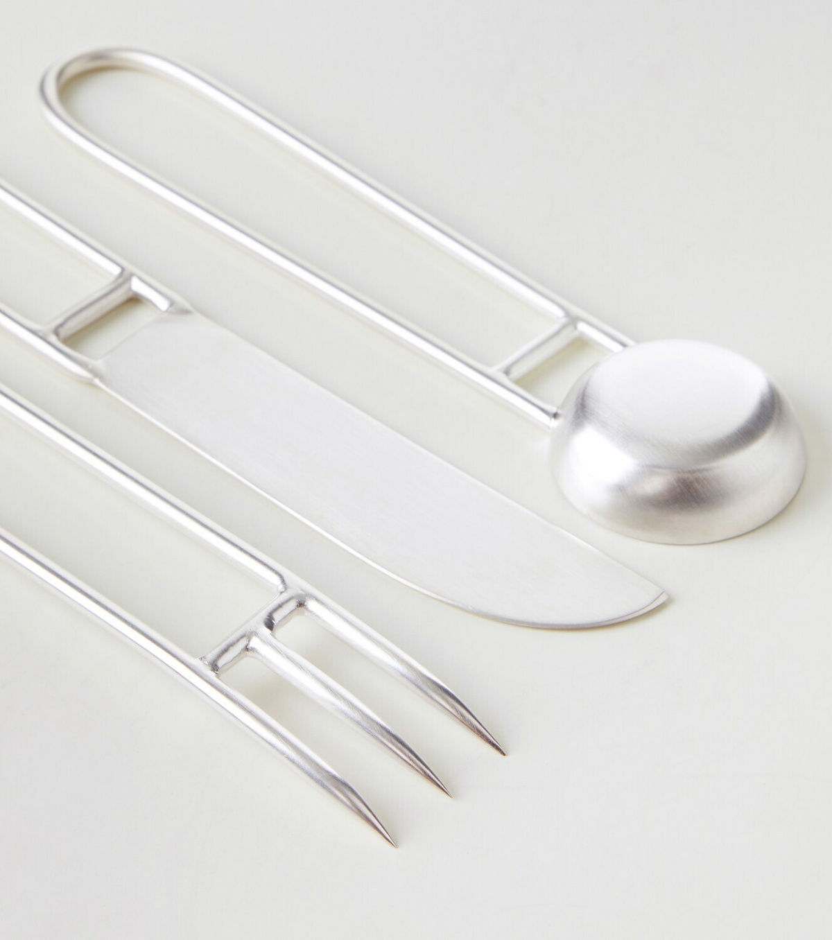 Natalia Criado Artefacto silver-plated 3-piece cutlery set