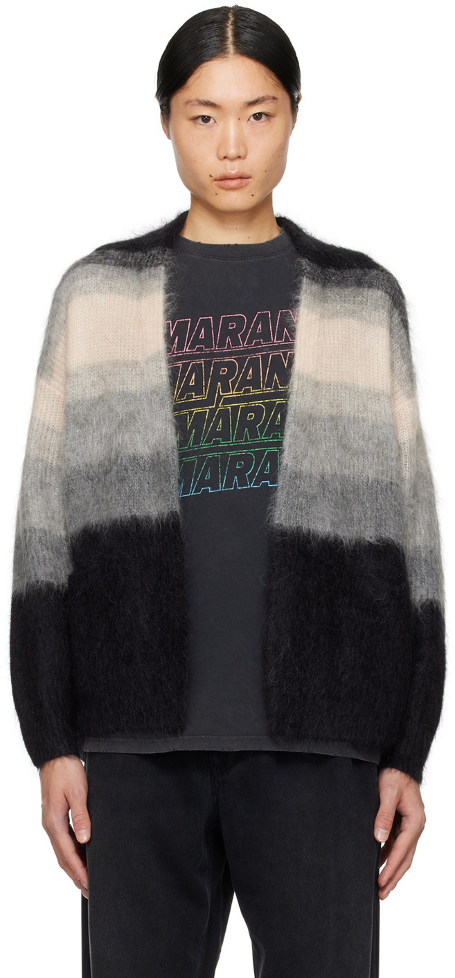 Isabel Marant Off-White & Black Danah Cardigan Isabel Marant