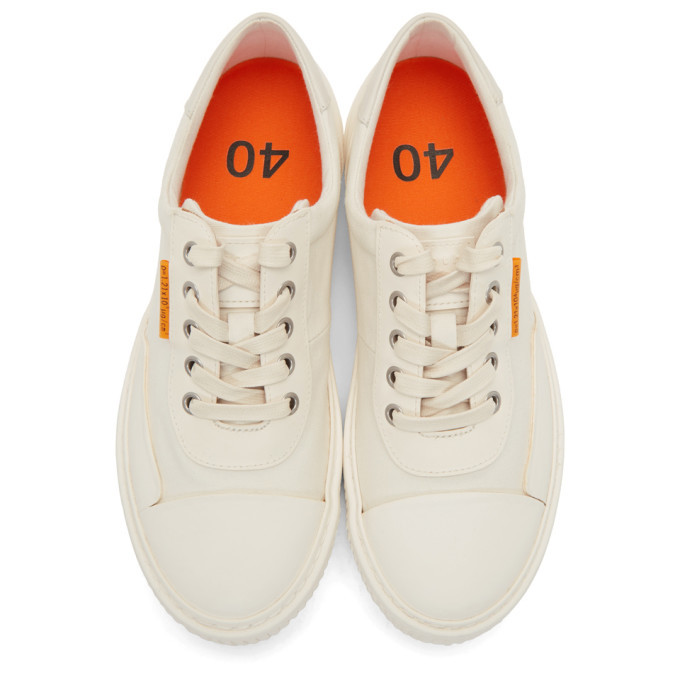 both Off-White Vintage Low Sneakers both