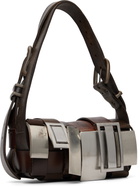 HODAKOVA Brown Buckle Baguette Bag