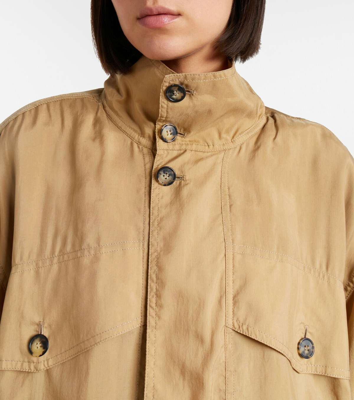 Saint Laurent Oversized blouson jacket