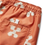 Saturdays NYC - Timothy Mid-Length Printed Ripstop Swim Shorts - Orange