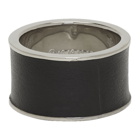 Maison Margiela Silver Leather Ring