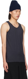 Comme des Garçons Shirt Navy Scoop Neck Tank Top