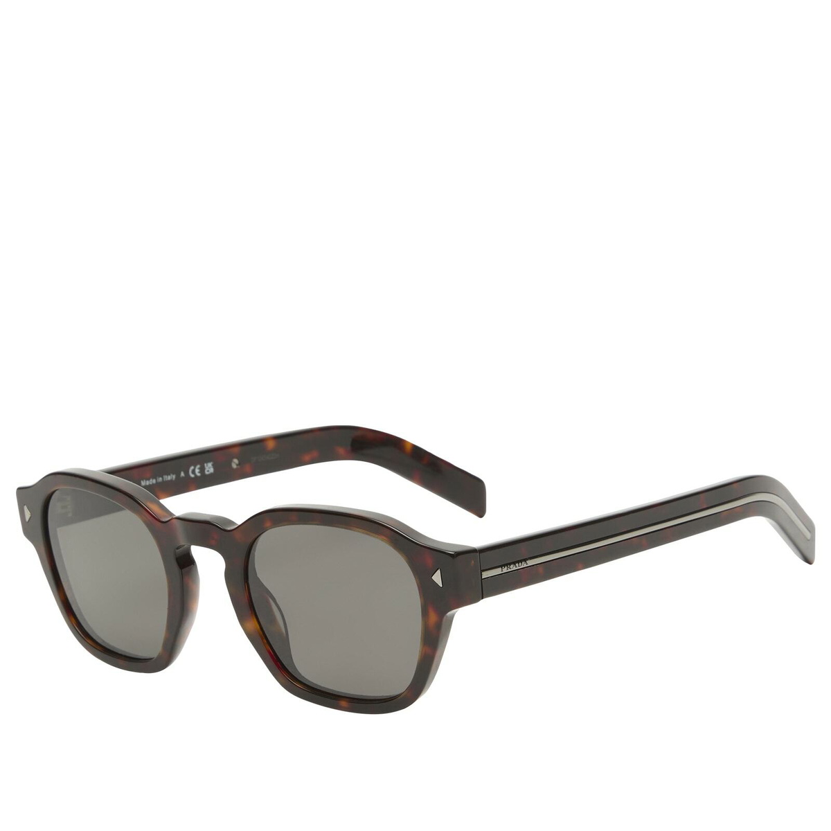 Prada Eyewear A16S Sunglasses in Tartaruga Radica/Dark Grey 