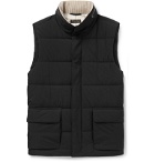 Loro Piana - Storm System Quilted Shell Hooded Gilet - Black