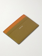 Paul Smith - Logo-Print Colour-Block Textured-Leather Cardholder