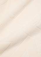 Moncler Monogram-jacquard Beach Towel - Cream - One Size