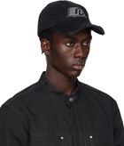 Dion Lee Black Distressed Cap