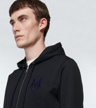 Moncler - Zipped cotton hoodie