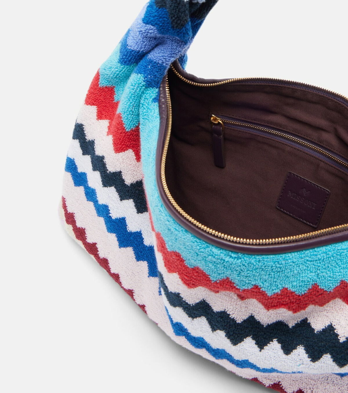 Missoni Zigzag cotton terry top-handle bag