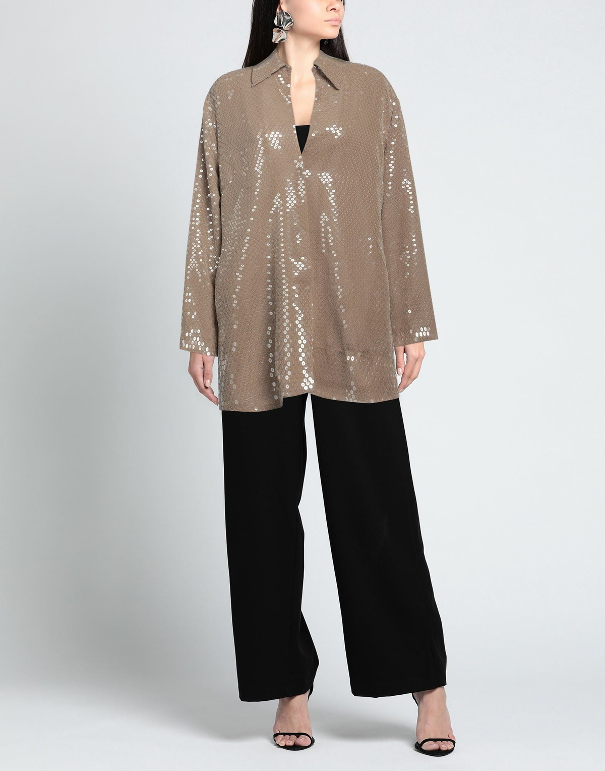 Semicouture Womens Jacket Khaki