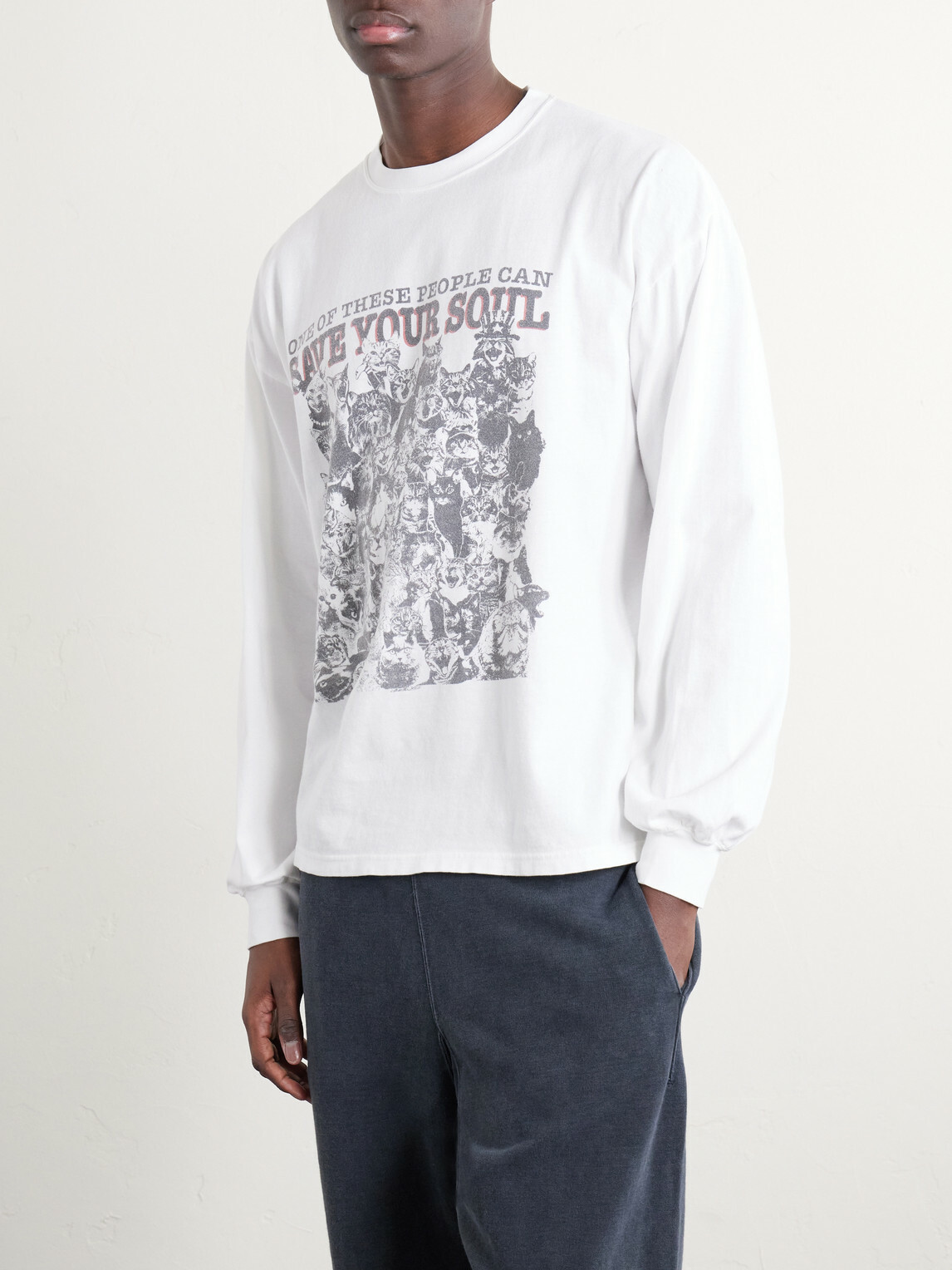 Remi Relief - Printed Cotton-Jersey T-Shirt - White