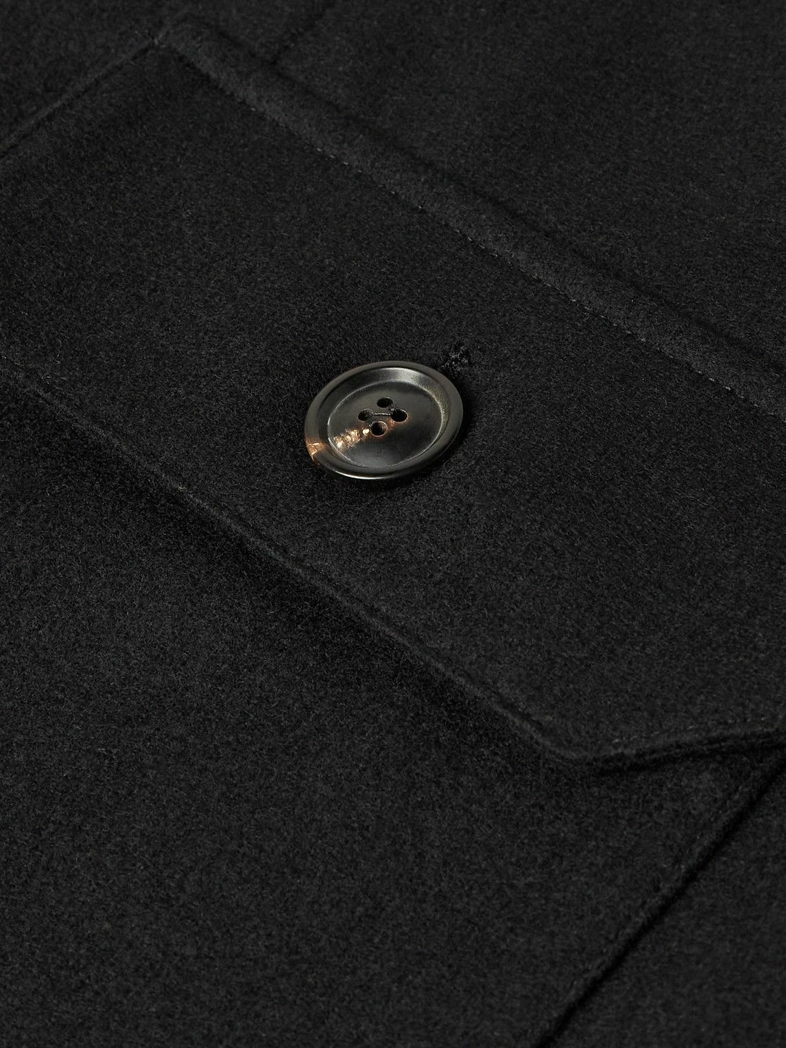 Ghiaia Cashmere - Wool-Flannel Jacket - Black