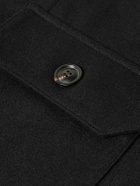 Ghiaia Cashmere - Wool-Flannel Jacket - Black