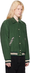 Re/Done Green Padded Jacket