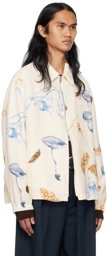 Jil Sander Off-White Printed Jacket