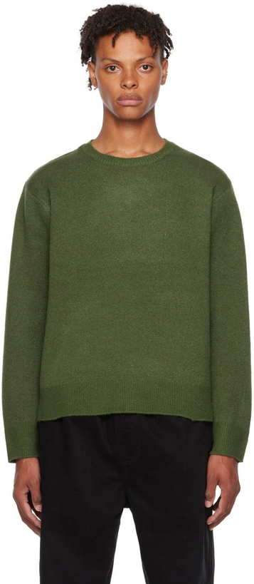 Photo: Stüssy Green Acrylic Sweater