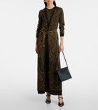Etro Paisley wool-blend lamé cardigan