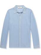 Séfr - Ripley Organic Cotton-Blend Shirt - Blue