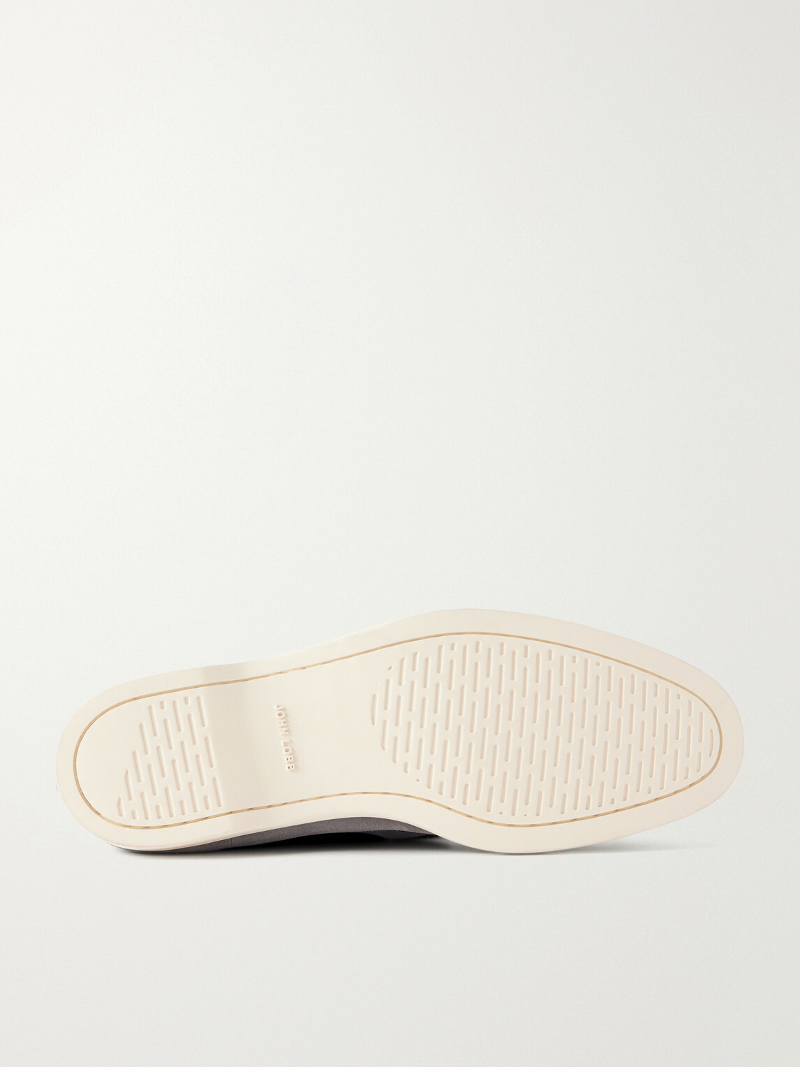 John Lobb - Foil Suede Boat Shoes - Gray