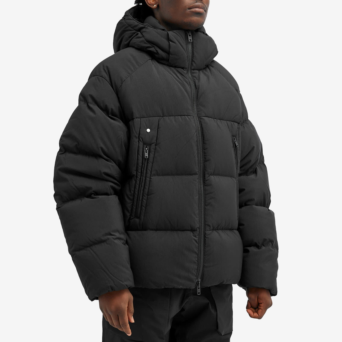 Y-3 Men's Puff Jacket in Black
