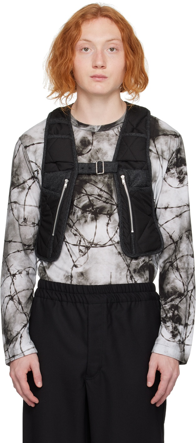 Photo: Comme des Garçons Shirt Black Insulated Vest