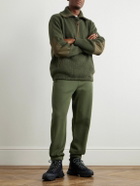 Loro Piana - Vogel Tapered Cotton and Cashmere-Blend Jersey Sweatpants - Green