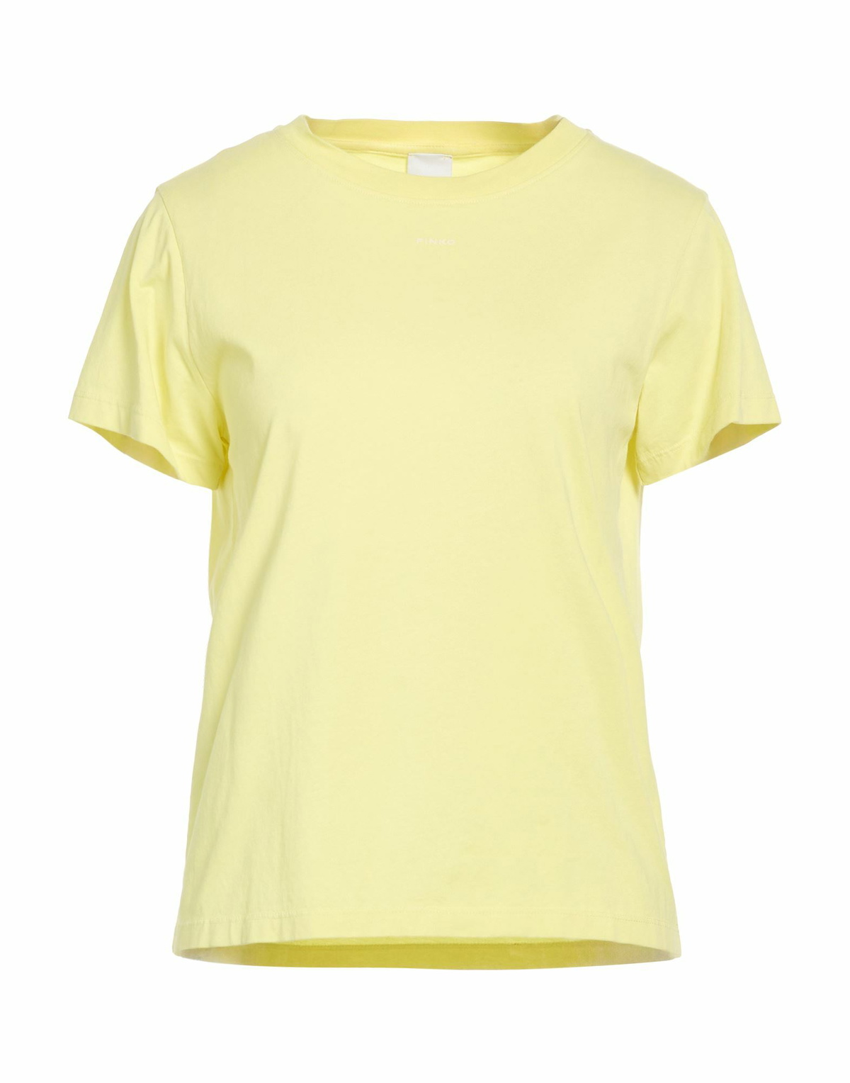 Pinko Denim Womens T-shirt in Yellow