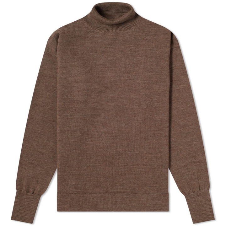 Photo: Maison Margiela Elbow Patch Turtle Neck Knit