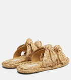 Zimmermann Carousel raffia espadrille slides