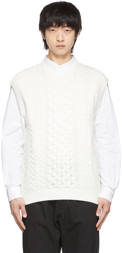 Photo: Unifom Experiment White Cotton Vest