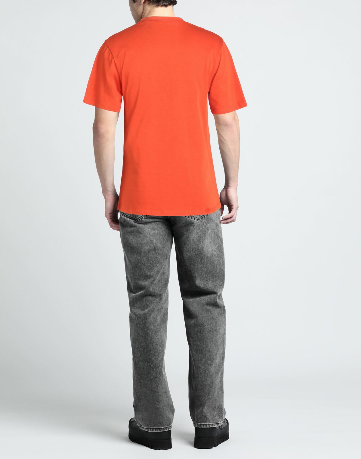 Buscemi Mens T-shirt in Tomato red