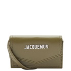 Jacquemus Men's Le Porte Azur Cross Body Bag in Khaki