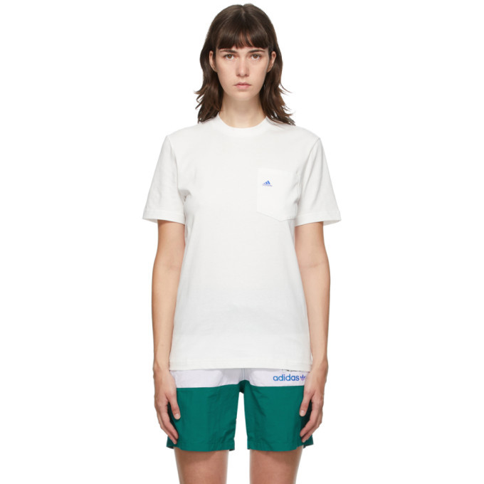Photo: Noah NYC White adidas Edition Shell Pocket T-Shirt