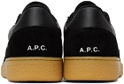 A.P.C. Black Plain Sneakers
