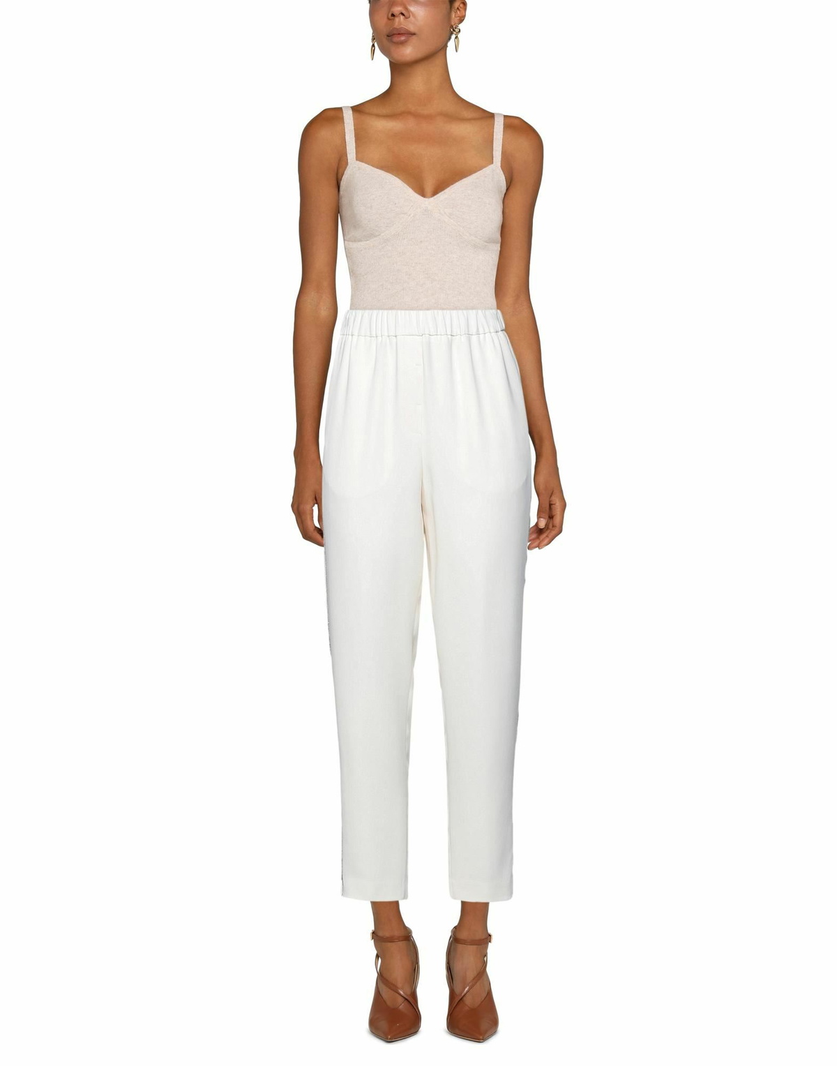 Peserico Womens Pants Ivory