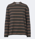 Jil Sander Striped cotton T-shirt