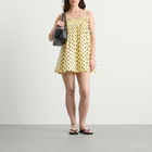 Damson Madder Women's Lilo Mini Dress in Yellow