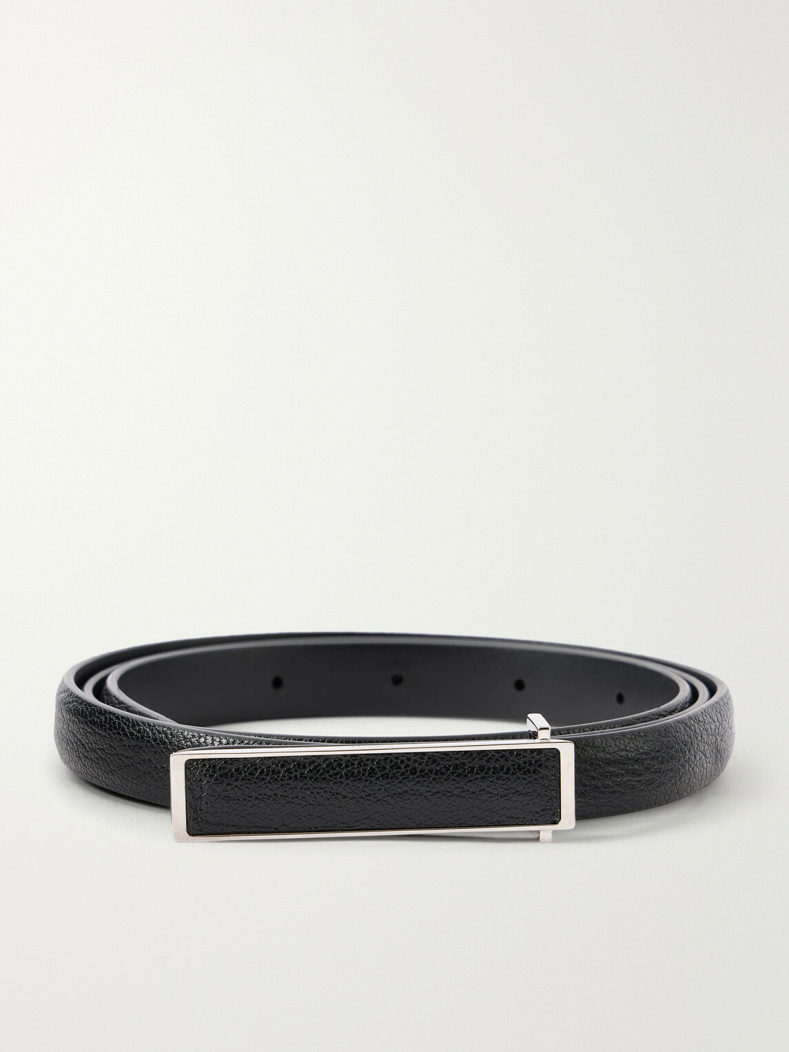 TOM FORD - 1.5cm Full-Grain Leather Belt - Black