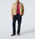 Valentino VLogo striped polo shirt