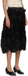 Comme des Garçons Comme des Garçons Black Tiered Midi Skirt