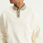 Dime Men's French Terry Rugby Shirt in Cream