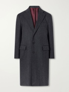Rubinacci - Herringbone Virgin Wool Coat - Gray