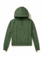 Jacquemus - Camargue Logo-Embroidered Cotton-Jersey Hoodie - Green