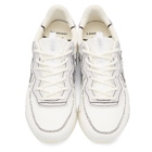 Converse White and Off-White Vince Staples Edition Thunderbolt Sneakers