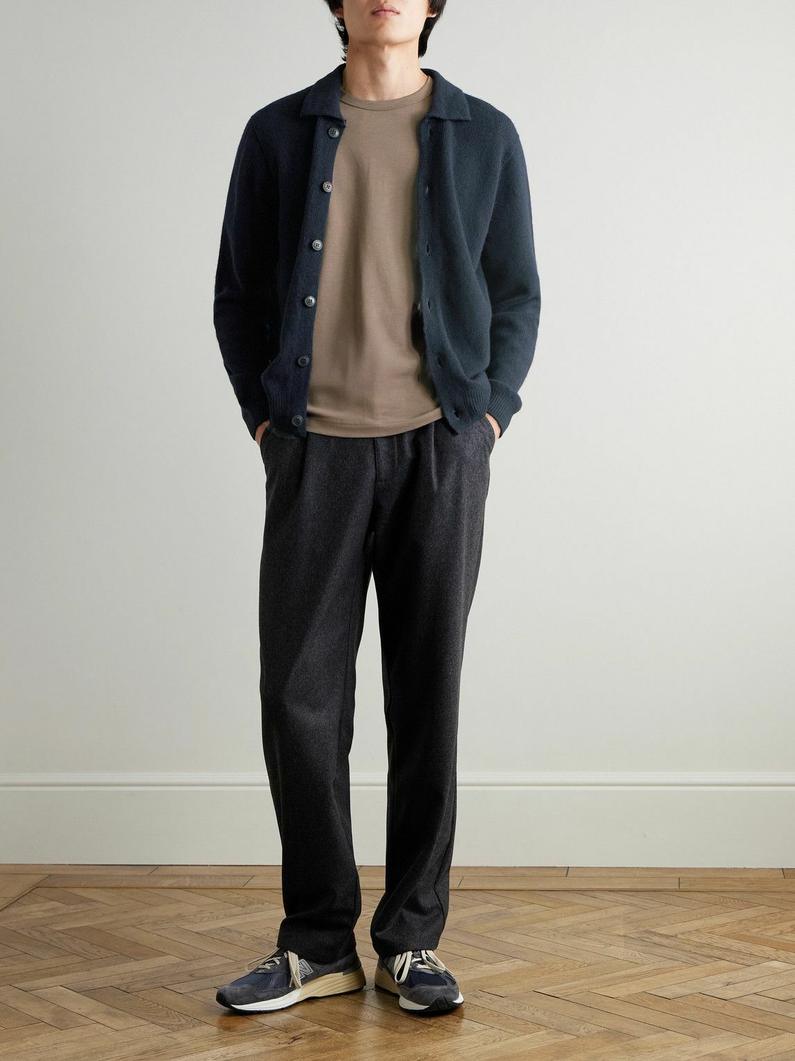 Sunspel - Wool Cardigan - Blue