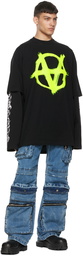 VETEMENTS Black Cotton T-Shirt