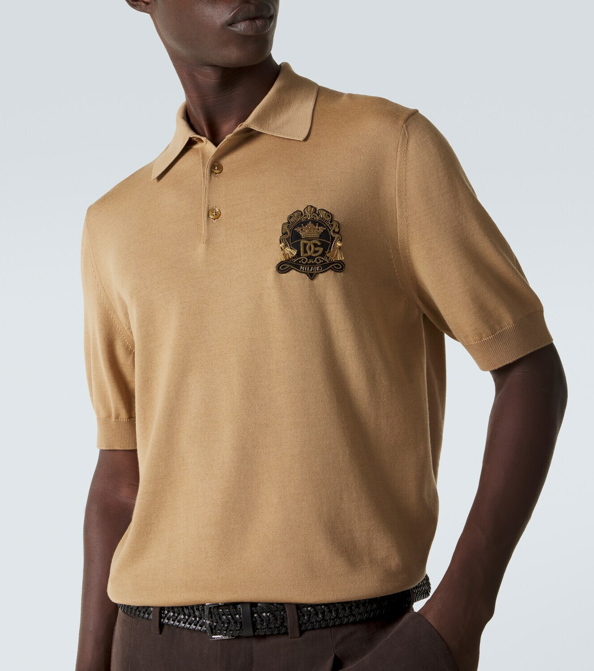 Dolce&Gabbana Virgin wool polo shirt